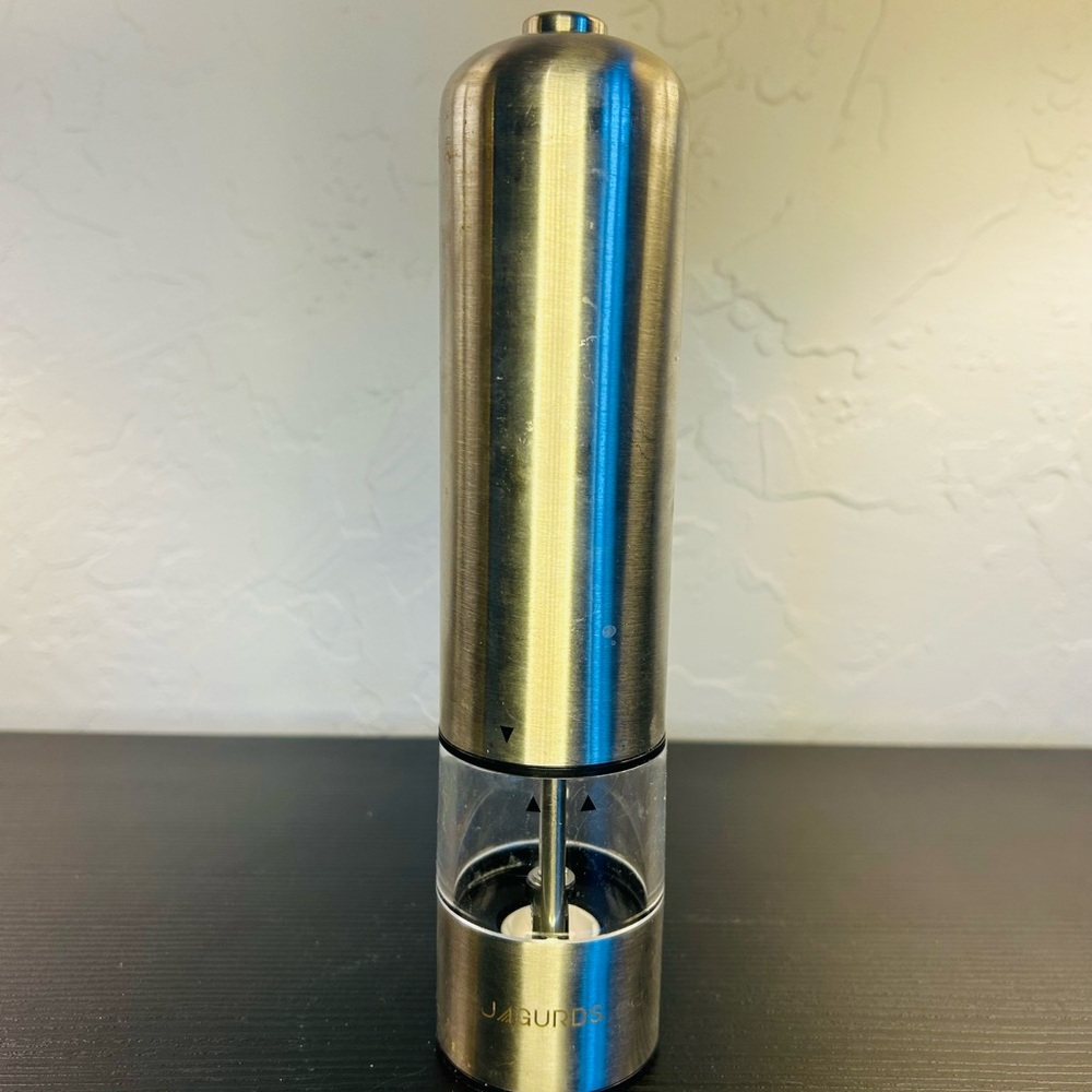 Silver Electric Pepper Grinder